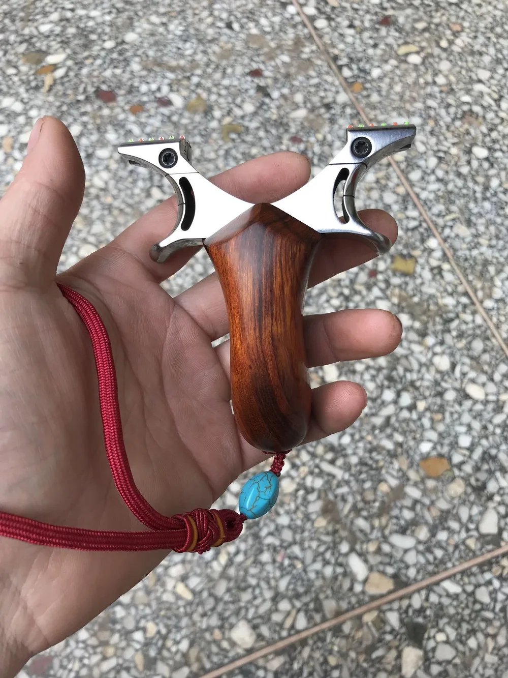 

Titanium TC21 Hunting Slingshot Professional Slingshot Catapult Rubber Band Outdoor Shooting Slingshot Multiple Aiming Slingshot
