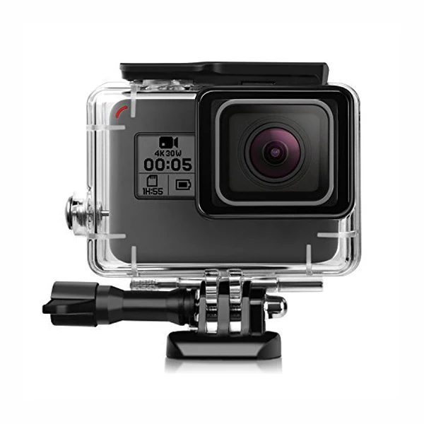 Waterproof Housing for GoPro Hero (2018)/6/5, Underwater Protective Case Shell 45M with Quick Release Bracket & Thumbscrew for#8