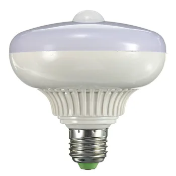 

LumiParty Sensor LED Lamp E27 12w LED Infrared Motion Detection Light Auto Switch Stairs Night Lights Warm White Motion Lamp