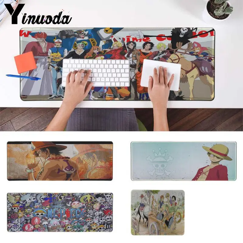 

Yinuoda One Piece Sea Poacher King Luffy Anime Gaming Player desk laptop Rubber Mouse Mat Rubber PC Computer Gaming mousepad