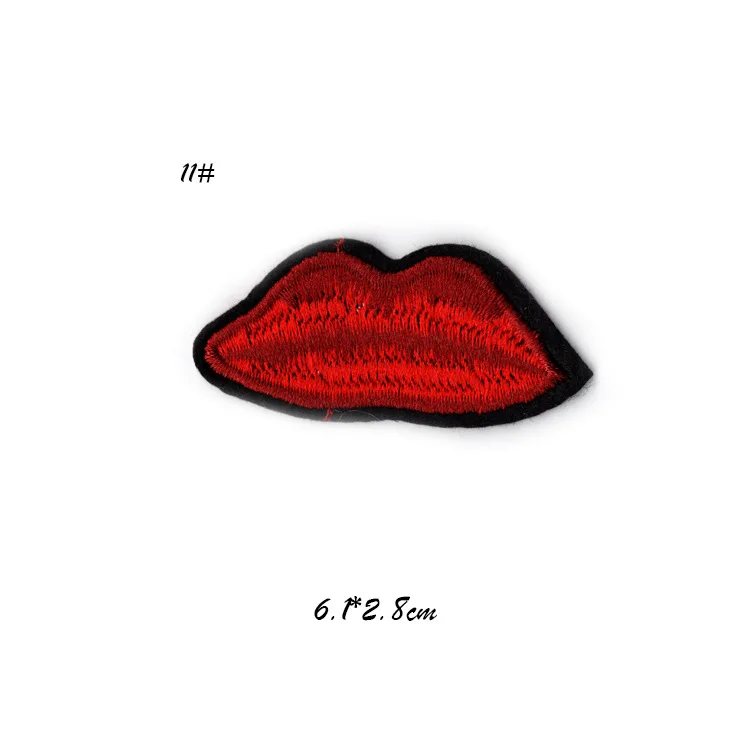 mouth lips patches for clothes 12