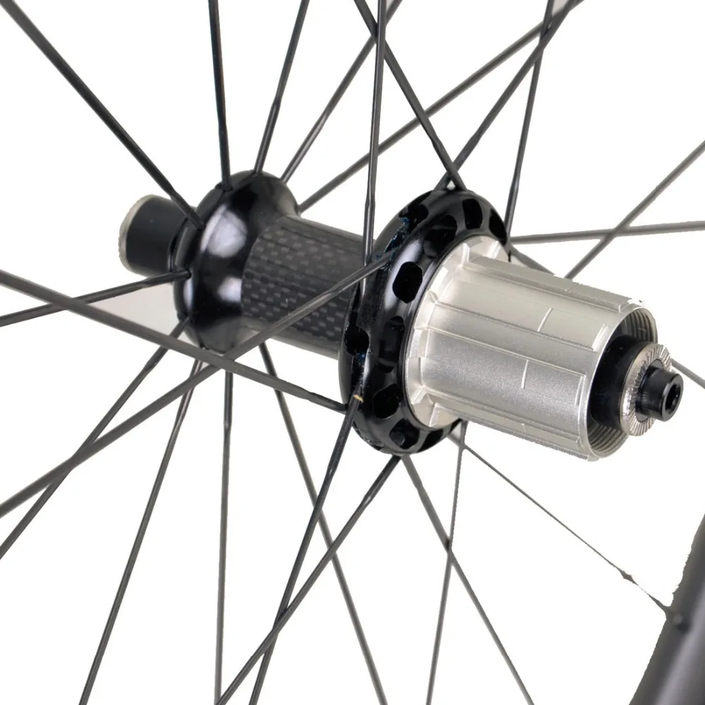 Sale Sapim CX-Ray 700C 25mm Width 38mm depth Clincher Carbon bicycle wheels Road Bike wheelset 3K Matt 3