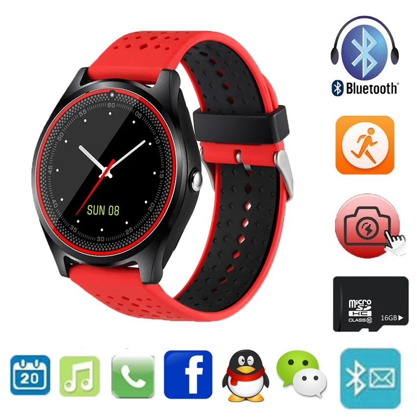 

GEJIAN smart watch men's Bluetooth information SIM card smart watch for Android mobile phone wearable device IP68 smart bracelet