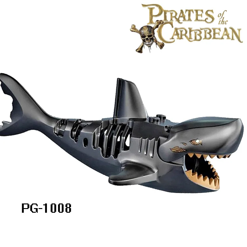 

Building Blocks Ghost Zombie Shark Jack Sparrow Pirates of the Caribbean Super Hero Bricks Kids DIY Toys Hobbies