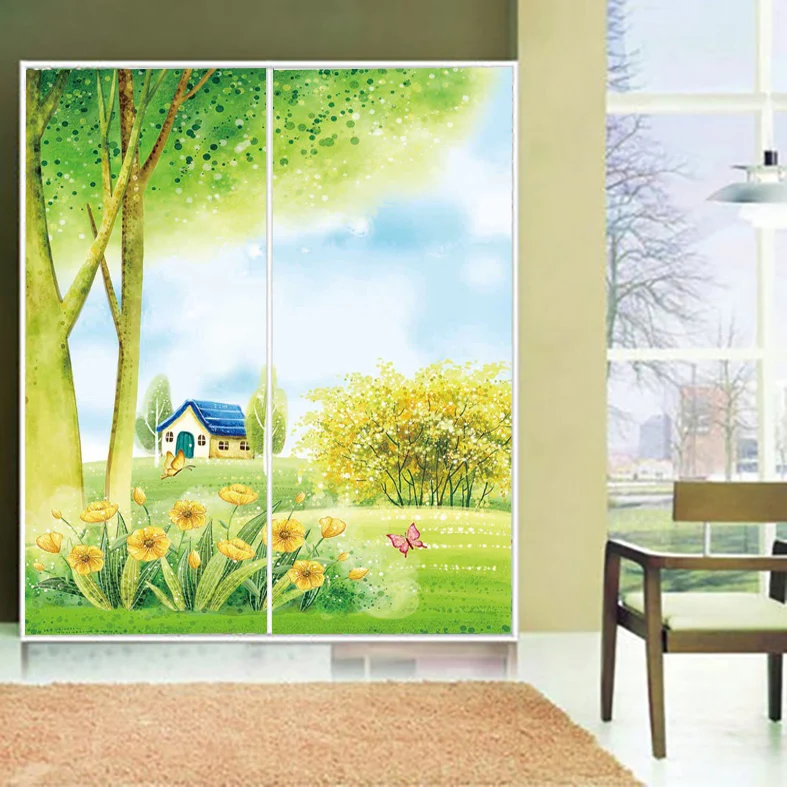 Download Static cling or self adhesive film for window stained ...