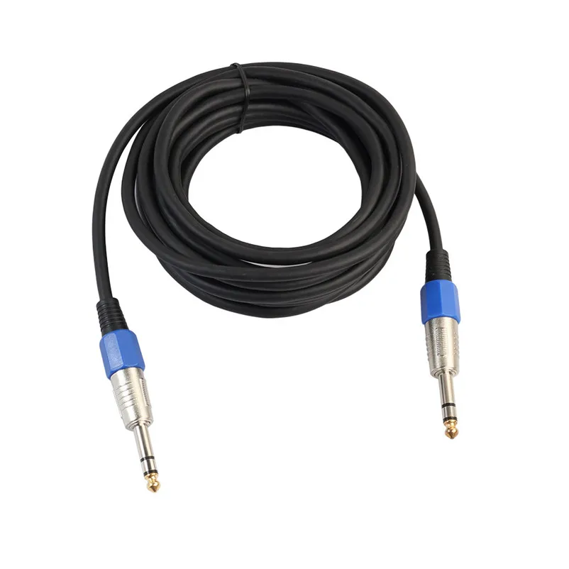 6.35mm Male To Male Audio Cable For Electric Guitar Mixer Mono/Stereo Via Cable A8in Computer