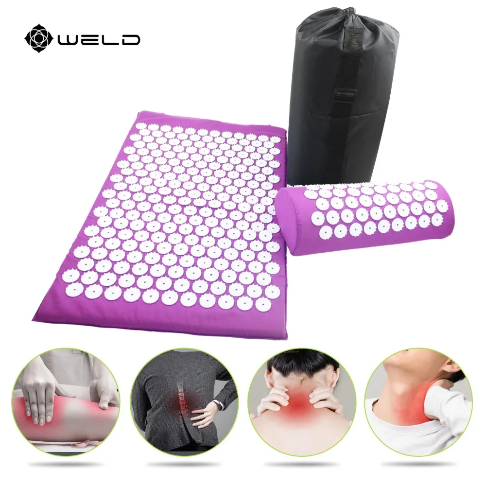 

Shakti Mat Massager Pillow Foot Massage Cushion Relieve Stress Pain Acupressure Mat Relaxation Relief Stress Body Yoga Mat