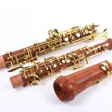 Профессиональный oboe Rosewood C Ключ левый F резонансный золотой ключ с покрытием