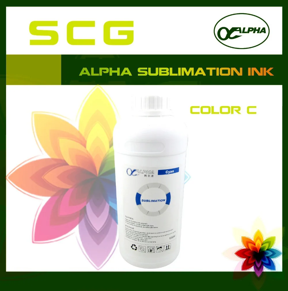 

Color Cyan 1000ml Textile Sublimation Ink for Epson Factory Direct