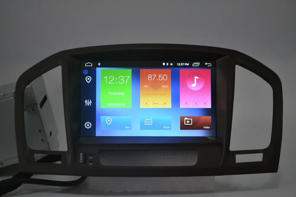 Cheap 8 inch Android 8.1  for opel insignia,gps navigation,wifi,radio,bluetooth,Steering wheel Canbus,free 8g map mic, RAM 2G ROM 16G 8