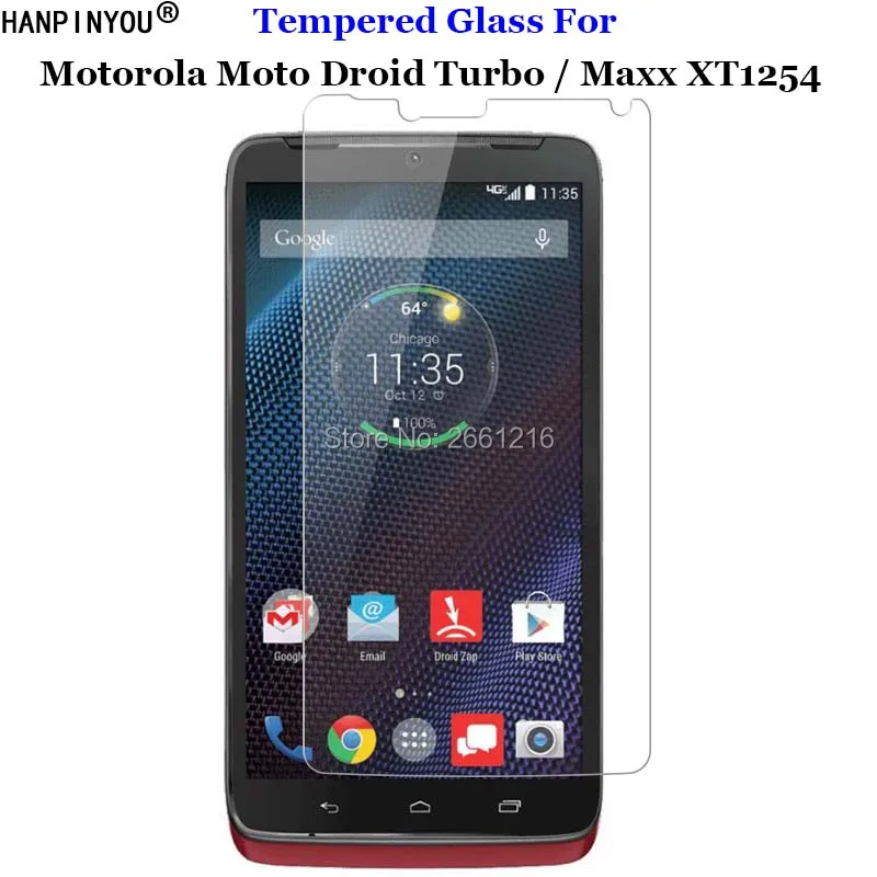 Закаленное стекло 9H 2.5D для Moto XT1254 Премиум Защитная пленка экрана Motorola Droid Turbo / Maxx 5