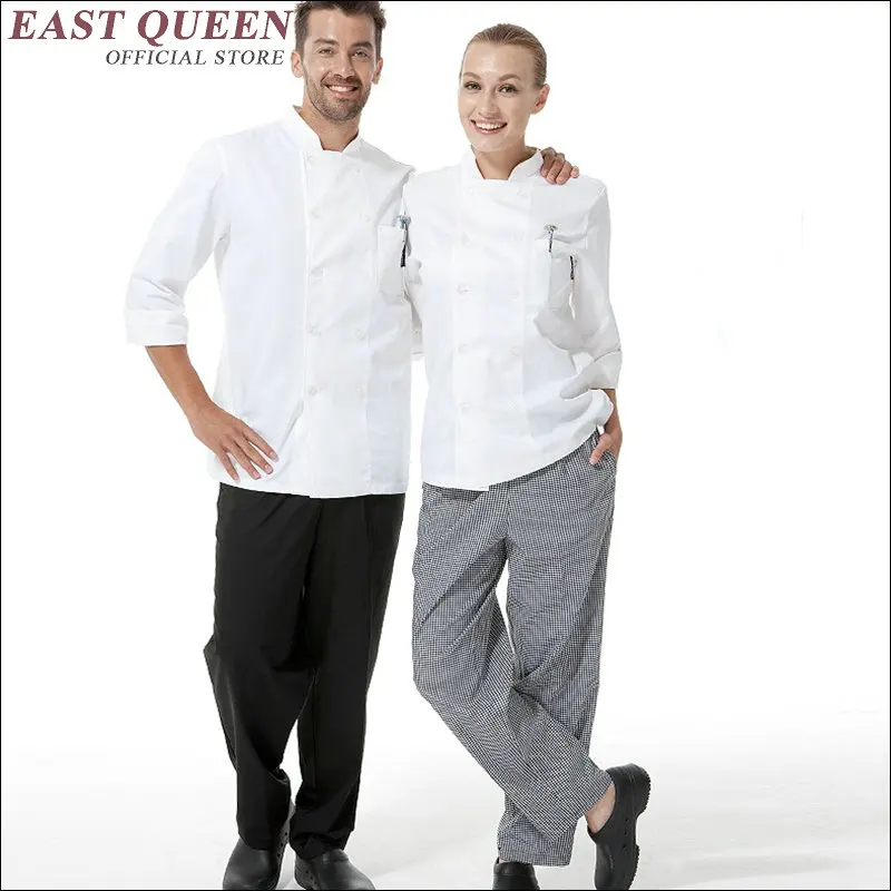 Продукты питания дизайн брюки шеф-повара костюм отель форма повара ресторана AA1383C