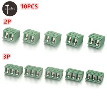 

Mini 10PCS 2P/3P 5.08mm M2&steel Screw PCB Terminal Block Connectors Binding Post Wire Connecting Terminals Spacing