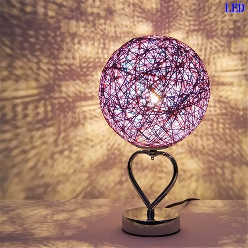 Abajour Chevet Chambre Lampade Da Tavolo, хрустальная лампа, Lampe, Lampara De Mesa, Abajur Para Quarto, настольный прикроватный светильник - Цвет абажура: Number  6