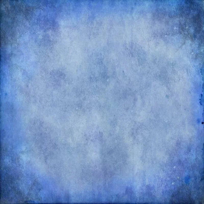 Blue Solid Color Photography Backdrops Computer Printing Thin Vinyl