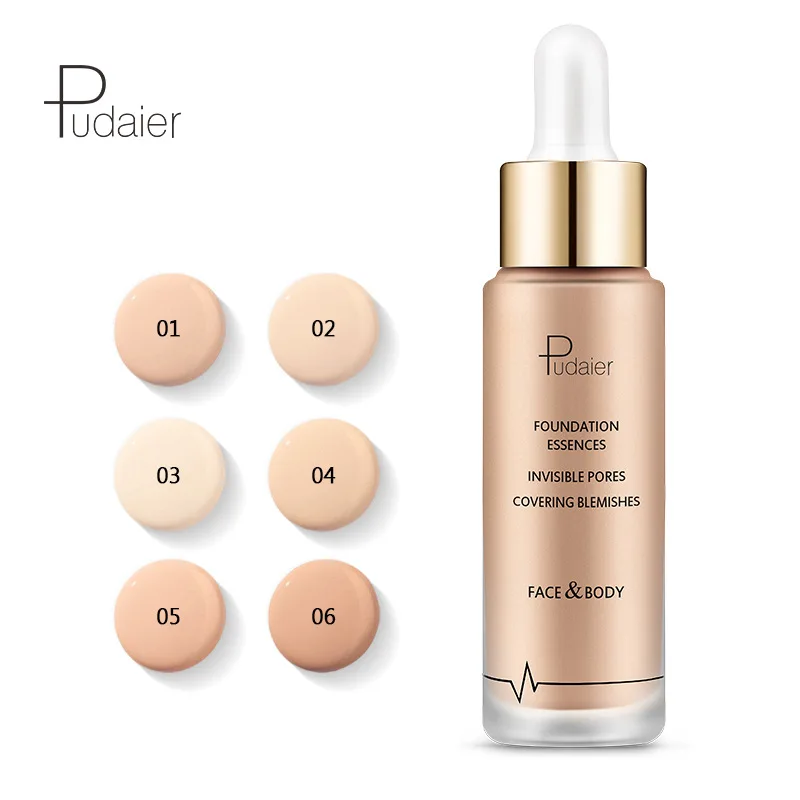 

PUDAIER Moisturizing Makeup Cover Face Concealer Cream Oil Control Face&Body Contouring Liquid Foundation Concealer Corrector