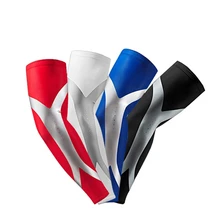 2 Pcs/ Pair Lycra Basketball Compression Arm Sleeves Non-slip Elastic Armband UV Protectors Sleeve Sport Safety Mangas Ciclismo