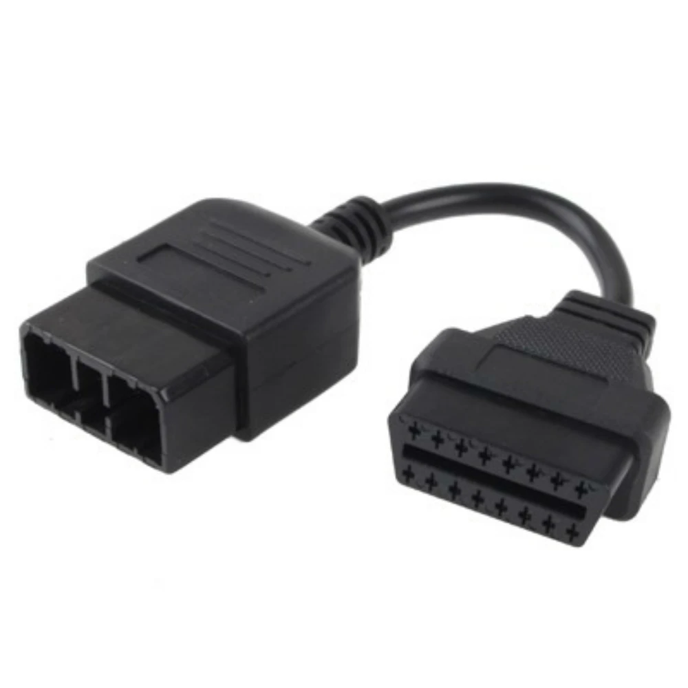 Для Subaru 9pin кабель OBD1 к OBD2 16pin привести диагностический интерфейс 9 контактный OBDII