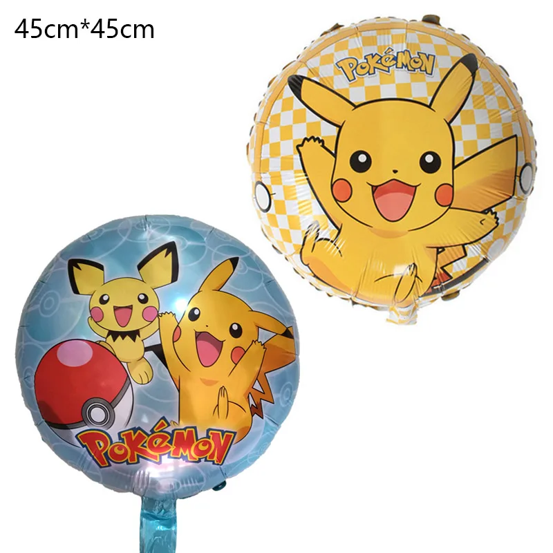 15 шт. Globos Pokemon Pikachu фольга Воздушные шары надувной шар Дети День рождения украшения детский Душ Поставки подарок для детей