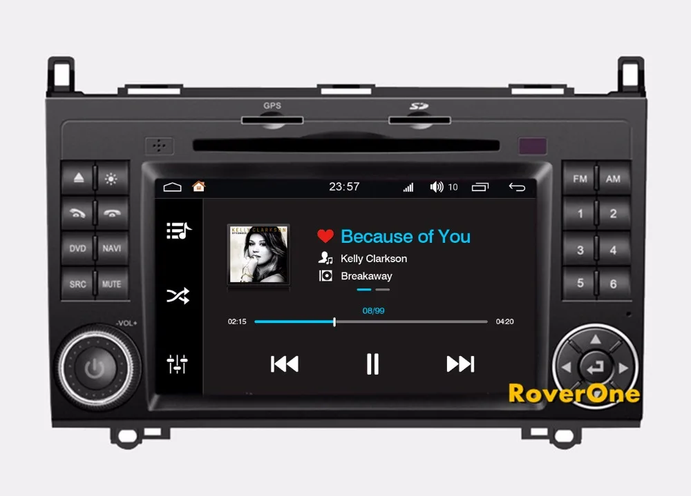 Perfect RoverOne Android 8.0 Car Multimedia System For Mercedes B55 B140 B160 B170 B180 B200 Radio Stereo DVD GPS Media Music Player 9