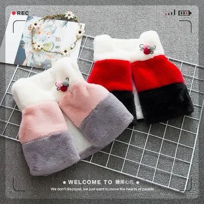 

Top 2018 NEW Outerwear Autumn Winter baby vest for girl winter clothes Children's Vest warm girls jackets coat