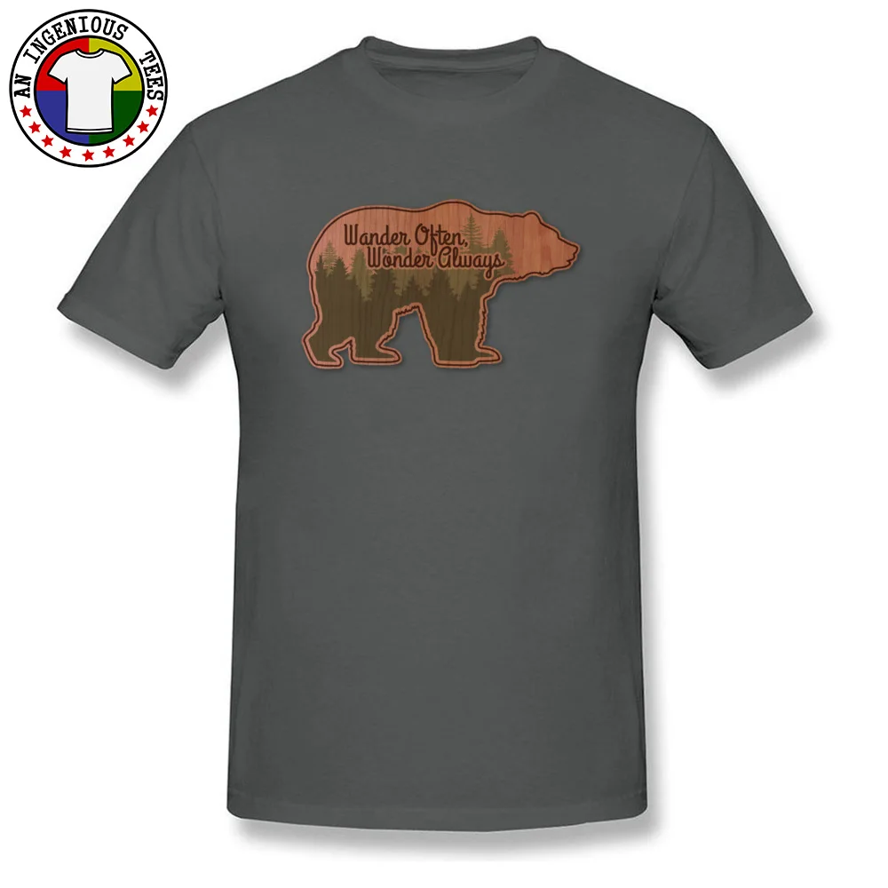 Discount Men Tees Bear Printed On T-shirts Cotton Short Sleeve Birthday Tops Shirts O-Neck Top Quality Bear carbon