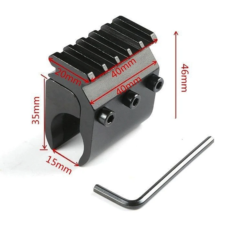 Черный направляющая для прицела крепление металлический направляющий адаптер конвертер бокс для охоты кронштейн