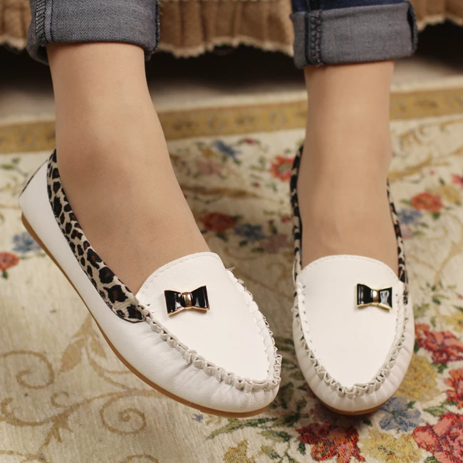 新しい到着15春と秋フラッツ女性の フラット ヒール の靴ファッションヒョウフラット女性の靴送料無料 Shoes Oxford Shoes Foldshoes Monkey Aliexpress