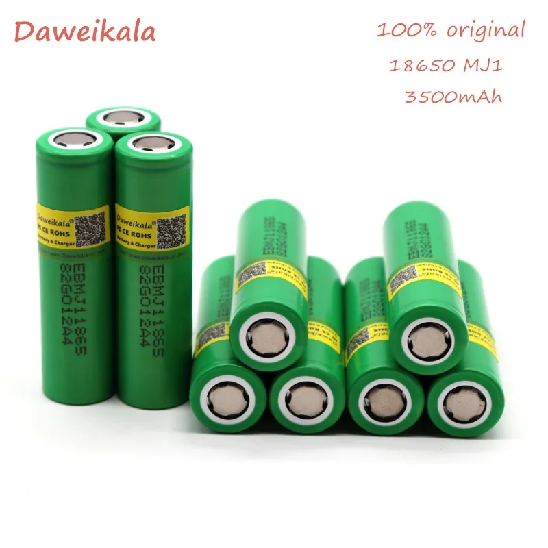 6 шт. Daweikala 18650 3500 мАч 3,7 В Перезаряжаемый Аккумулятор для LG MJ1 18650 литиевая батарея 3,7 В 3500 мАч