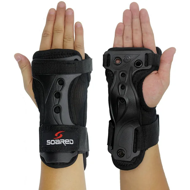 US $10.35 Outdoor Unisex Roller Skating Extreme Sport Armfuls Wrist Support Skiing Wrist Palm Protection Snow