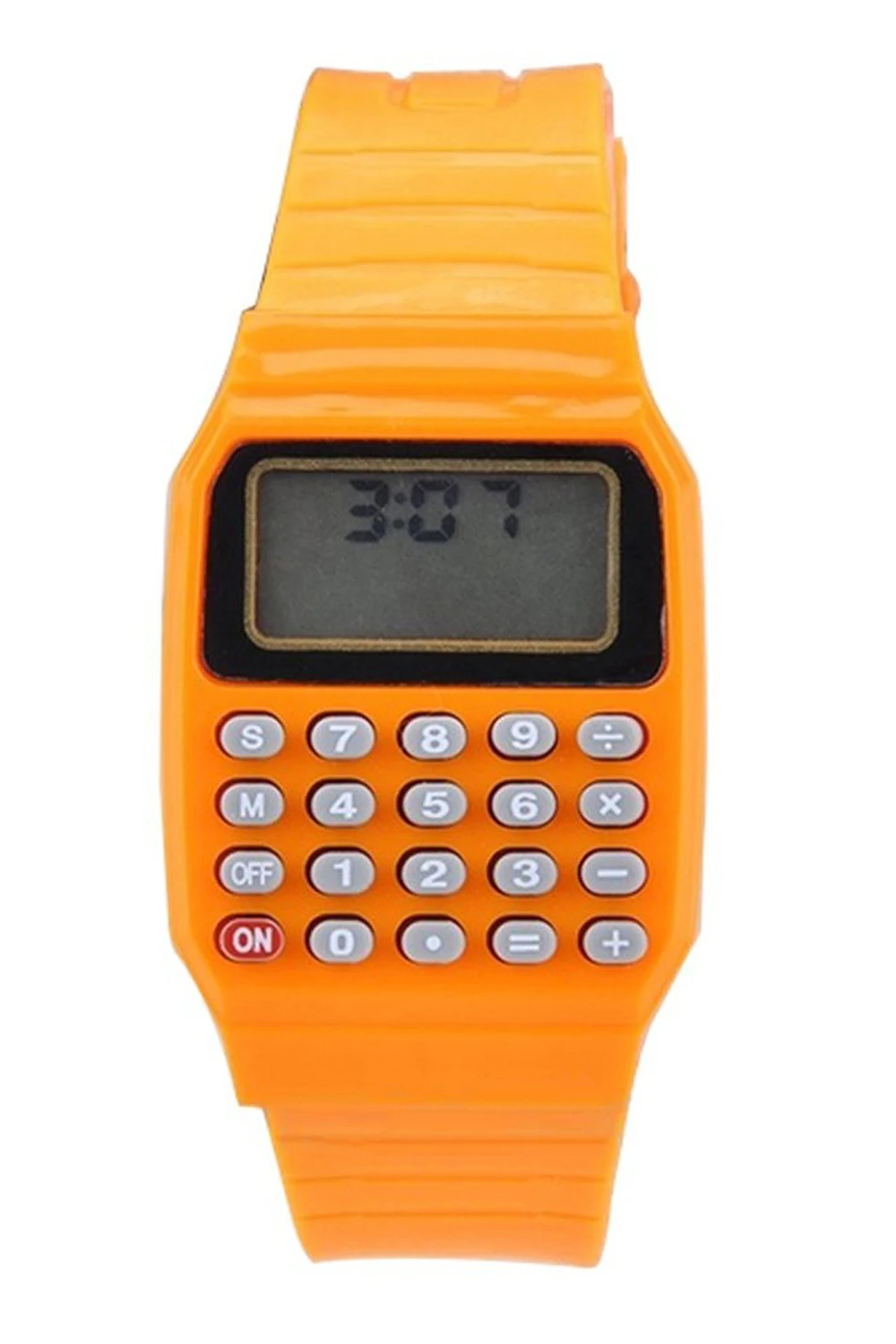 Boys And Girls Silicone Date Display Electronic Watch