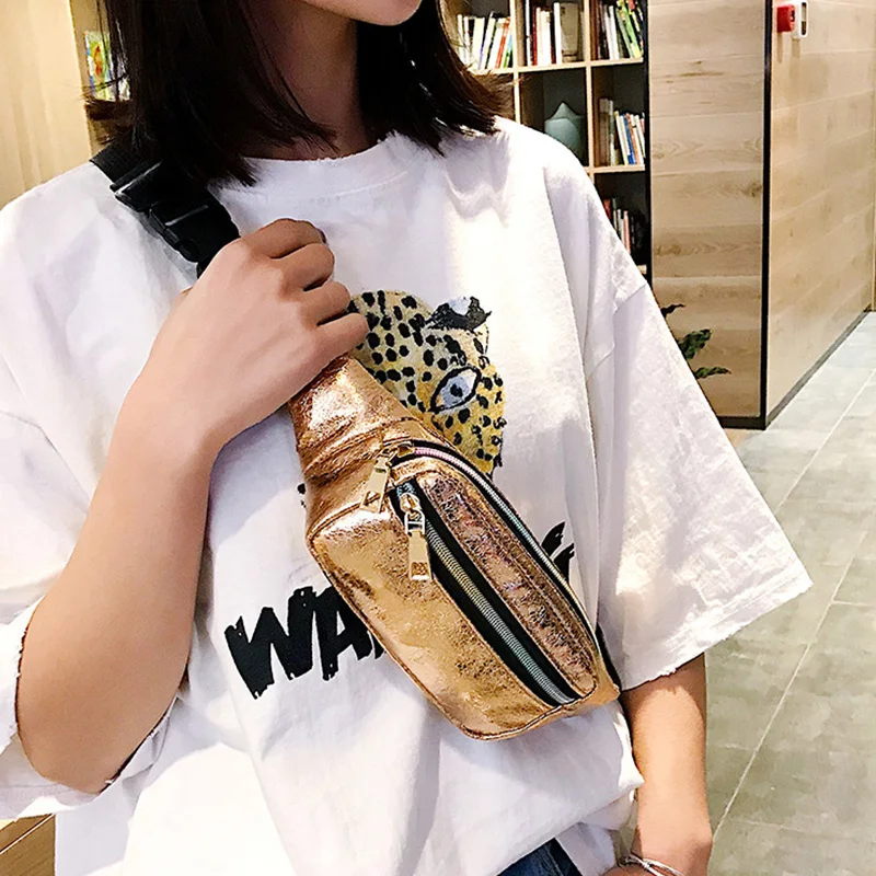 FashionTrend النساء الخصر حقيبة الخصر حزمة الصدر حزمة PU للماء حقائب كتف متنقلة بسيطة النساء حزمة مراوح الهاتف محفظة