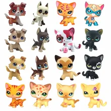 pet shop toys Standing short hair cat Yellow 3573 Black 336 2249 Dog Collie 1542 Great Dane 577 750 dachshund 640 spaniel