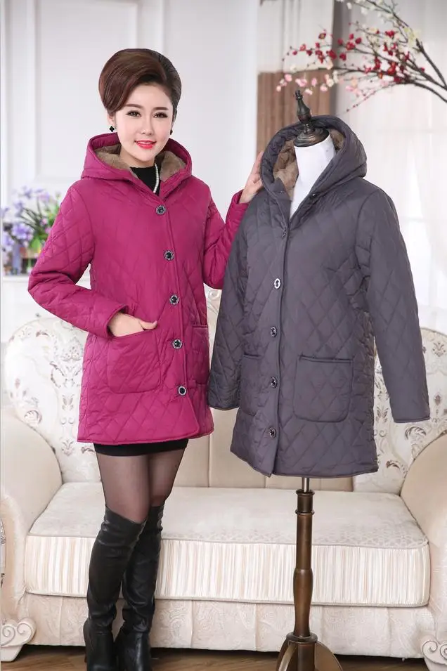 

COAT Winter Women Loose Plus Size Coat Padded jacket Warm Women Parkas jacket Loose padded Thickening Outerwear XL to 6XL