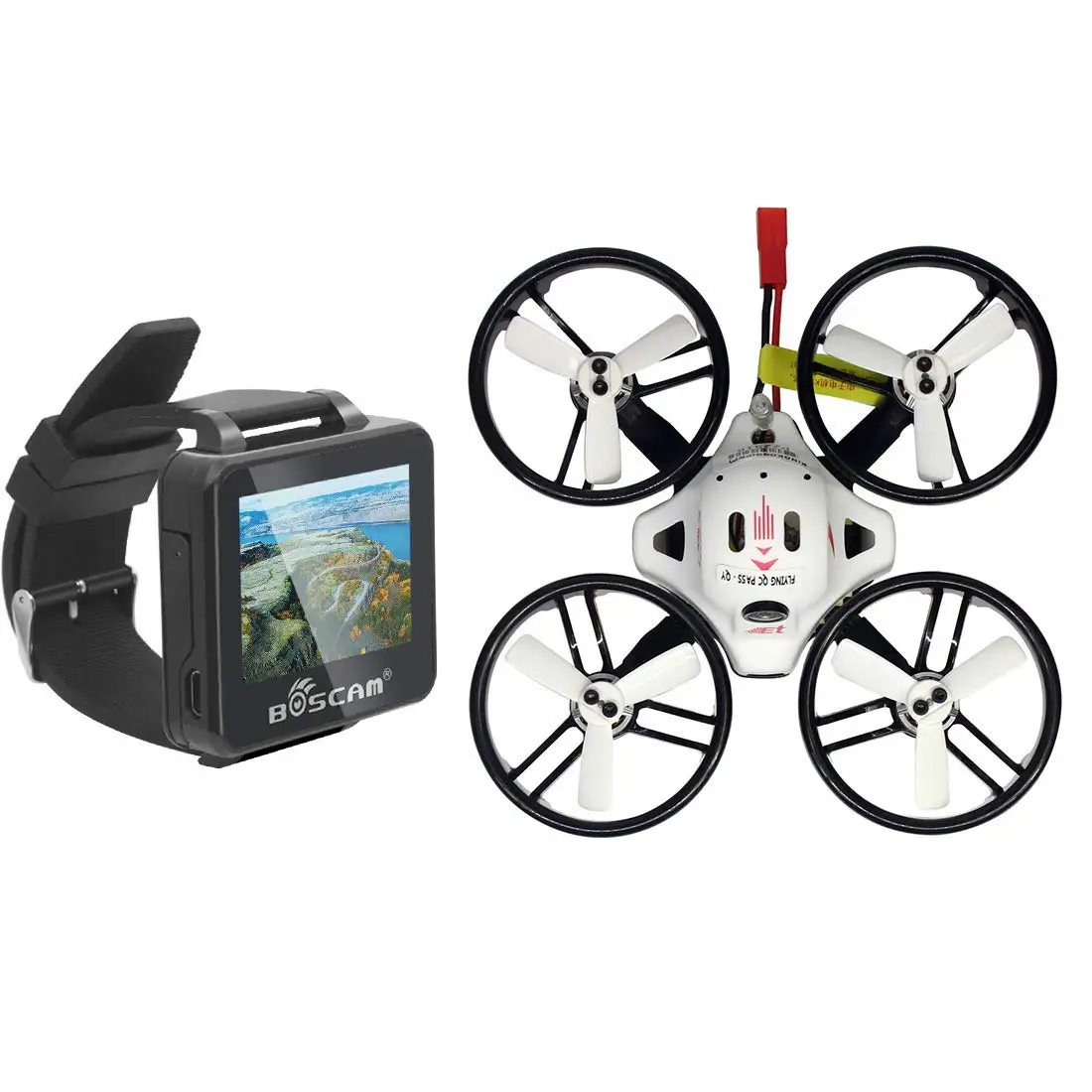 

ET125 PNP Brushless FPV RC Racing Drone Mini Quadcopter with XM Receiver & 200RC FPV 40CH HD Monitor Watch