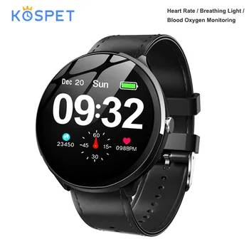 

Kospet V12 Tempered Glass Smart Watches Sport Watch Heart Rate Fitness Tracker Remote Control Smart Watch For Men Women