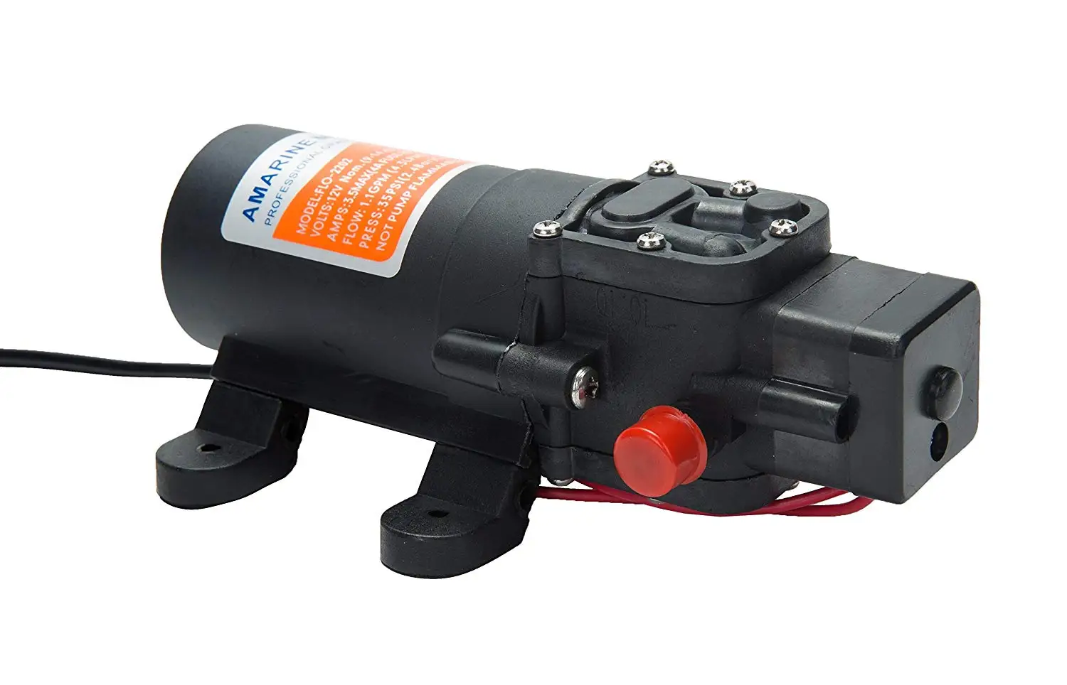 12v Water Pressure Diaphragm Pump 4.3 L/min 1.1 GPM 35 PSI - Caravan/rv/boat/marine 12v Water Pressure Diaphragm Pump 4.3 L/min 1.1 GPM 35 PSI - Caravan/rv/boat/marine