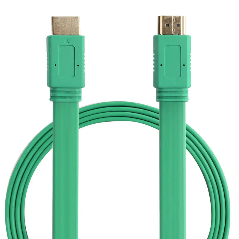 SOONHUA 1,5 м Скорость кабель HDMI 1.4a версия HD 1080 P Медь кабель для дома Театр проектор для DVD-плеера PS3 - Цвет: Зеленый