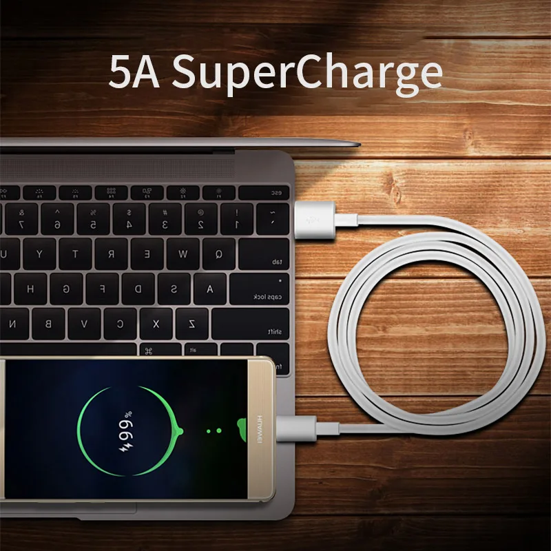 Кабель Huawei 5A USB Type C SuperCharge P40 P30 Mate 30 20 X P20 Pro Lite P10 P9 Plus Mate10 Mate9 Nova 3e кабели|Зарядные