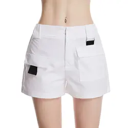 2019 летние широкие шорты женские модные повседневные короткие брюки женские сексуальные шорты с высокой талией однотонные элегантные