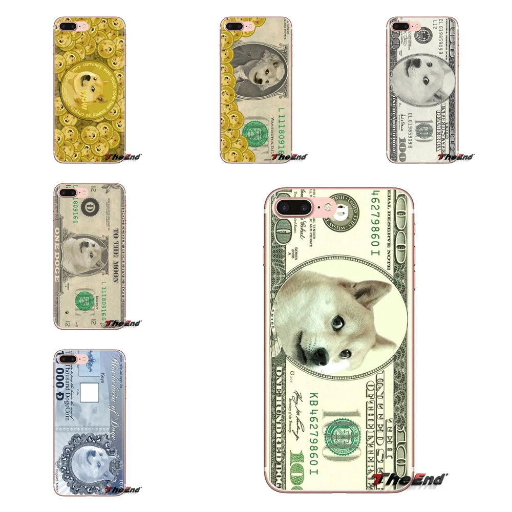 For Samsung Galaxy J1 J2 J3 J4 J5 J6 J7 J8 Plus 2018 Prime 2015 2016 2017 Doge Dollar Meme Mone Money Art Soft Transparent Cover |