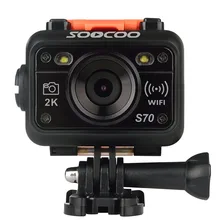 Original SOOCOO S70 Action Camera Wifi 2K 30fps Bare Waterproof Sport DV mini Cam 1080P HD 170 Degree Lens 2.4G Remote Control