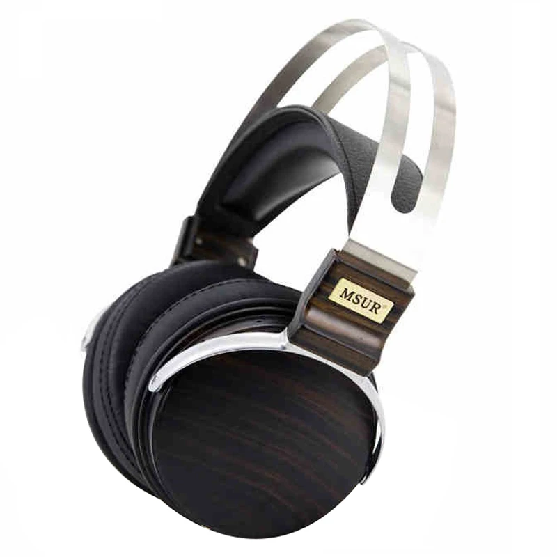 Наушники MSUR N650 гарнитура сабвуфер HiFi деревянная металлическая музыка DJ наушники