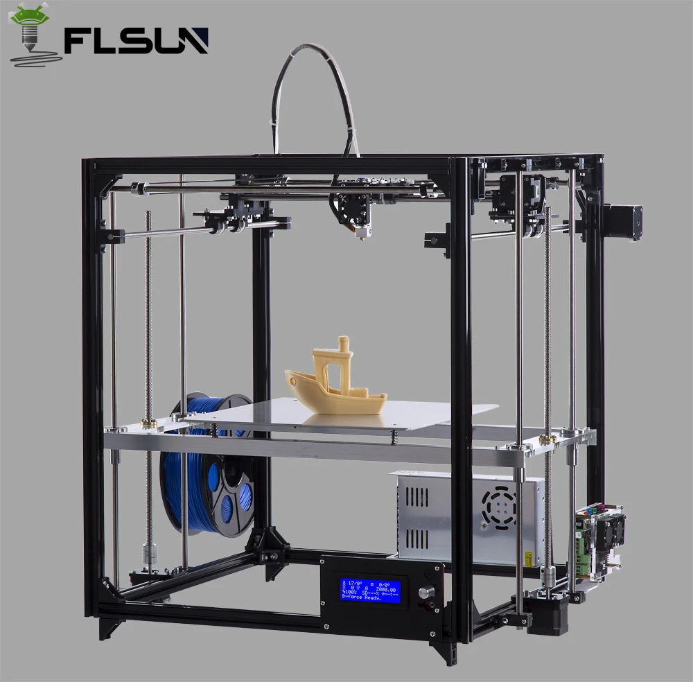 Flsun Cube DIY 3D Printer kit Large Printing Area 260 260 350mm Open Build Aluminium Frame