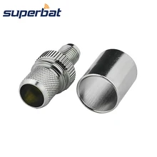Superbat RP-SMA гнездо(штекер центр) обжимной для кабеля RG8 RG165 LMR400 RG213 RF разъем адаптера