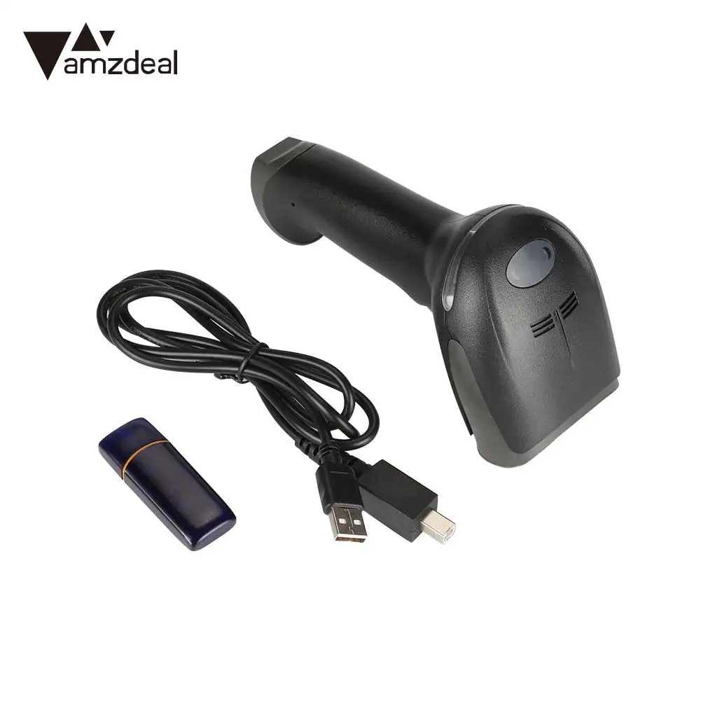 

Portable Laser Barcode Scanner High Applicability Auto Sensing Wireless Barcode Scanner Warehouse Bar Code Reader Wireless