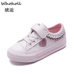 Whoholl/детская обувь для девочек и мальчиков, спортивная обувь, нескользящая Мягкая подошва, детские кроссовки, повседневные кроссовки на