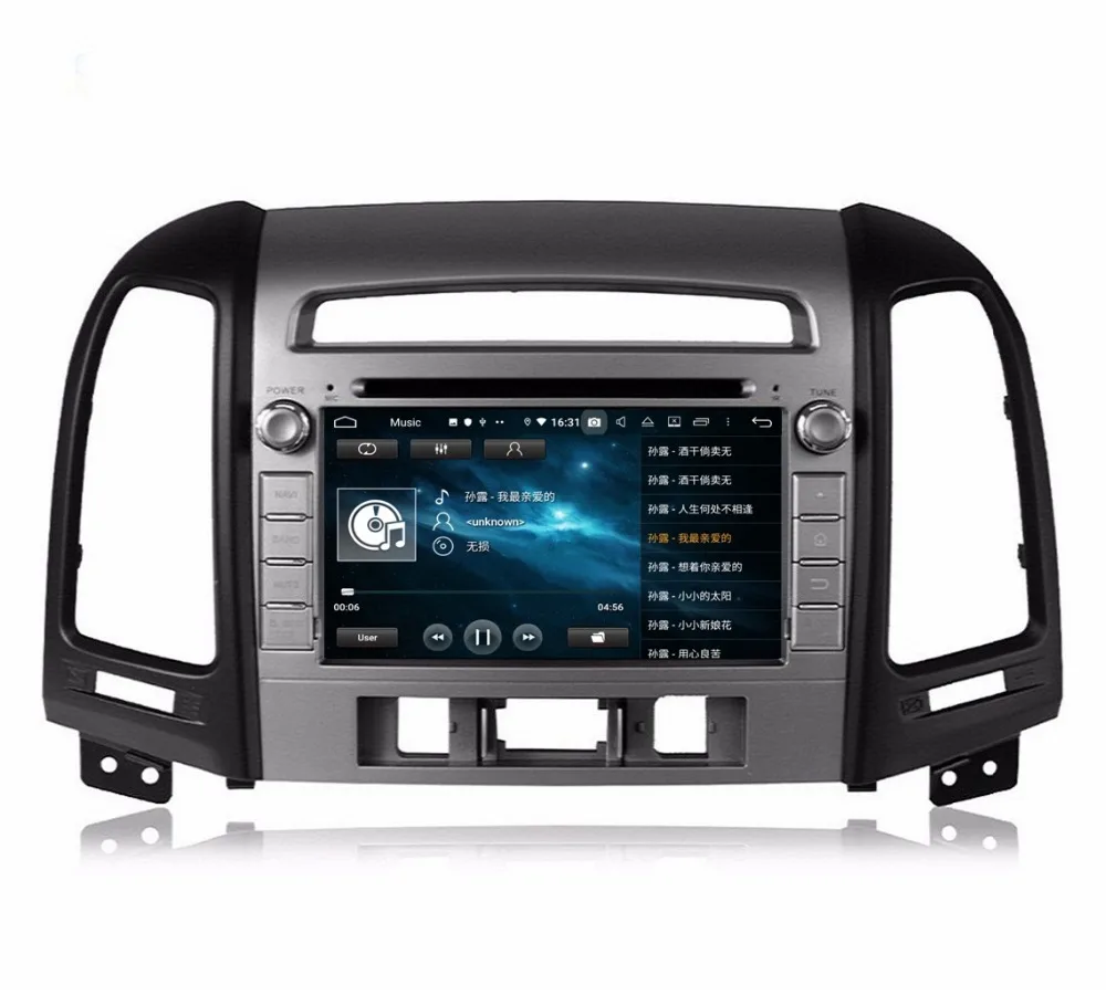 Clearance DSP Android 9.0 Octa Core 2 din 7" Car Audio DVD GPS for Hyundai Santa Fe 2006-2012 stereo Radio Bluetooth 4.2 WIFI USB 4gb+32gb 9