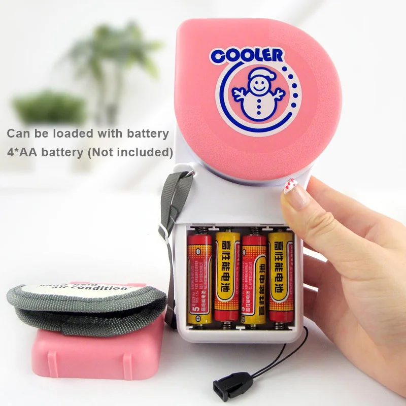 Mini fan handheld Bladeless Fan Air Cooler Ventilator USB Rechargeable With LED Ligth Display Portable Cooler Fan For Outdoor  (9)
