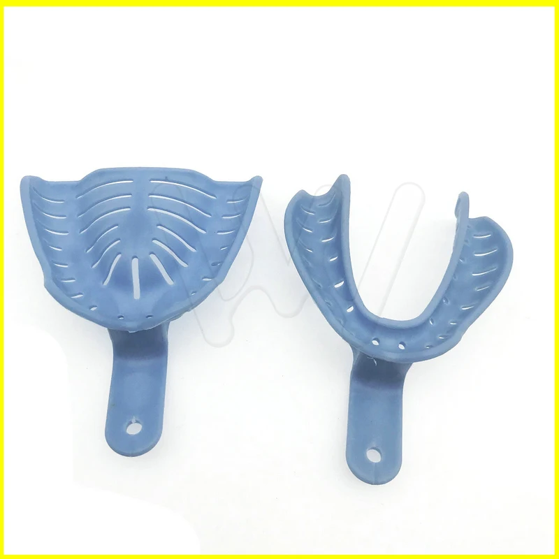 6Pcs Colorful Dental Impression Trays Plastic Materials Teeth Holder (4)